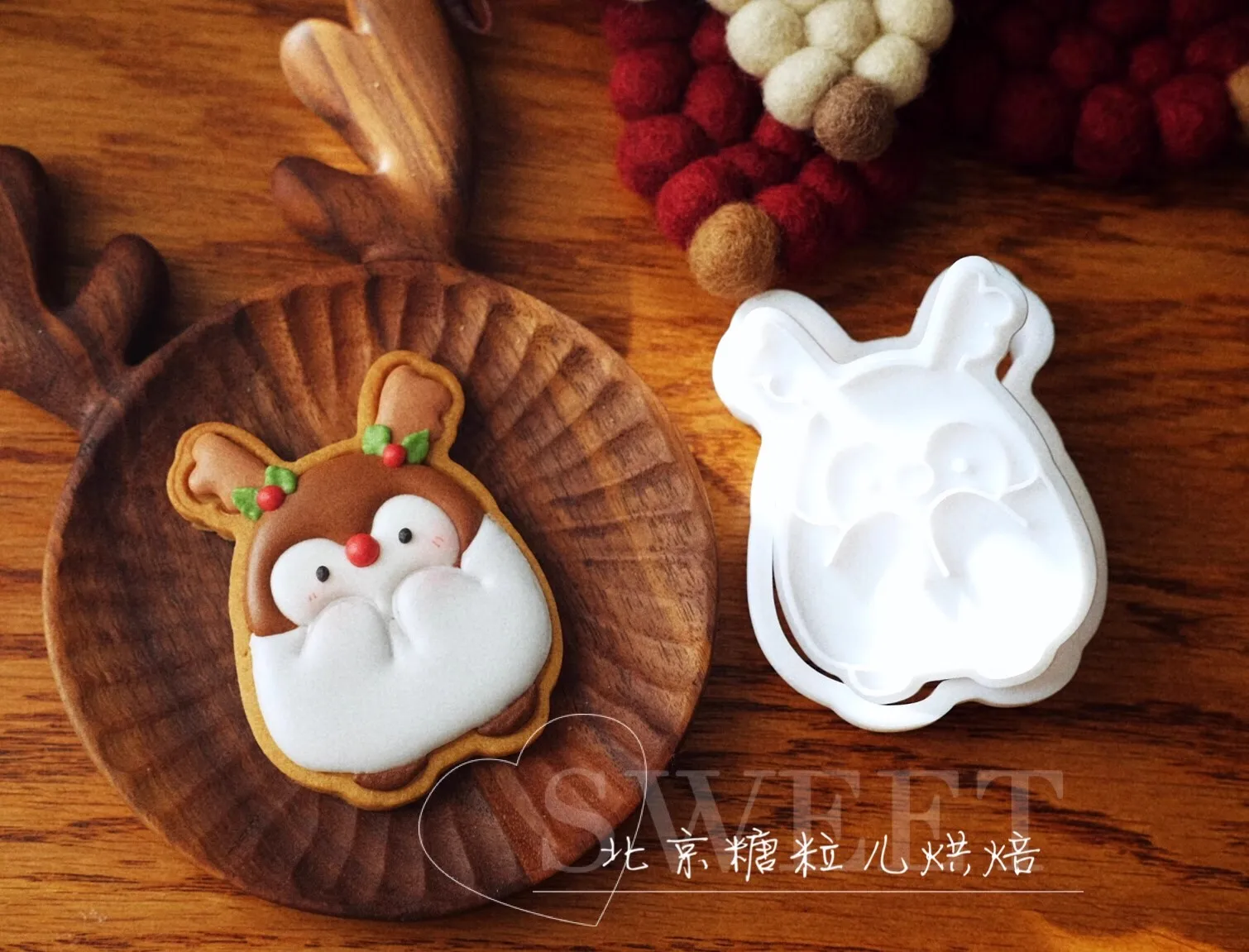 Christmas Penguin Elk Pattern Cookie Cutter Xmas Animal Deer Biscuit Stamp Plastics Icing Cookie Mold Fondant Cake Decorations