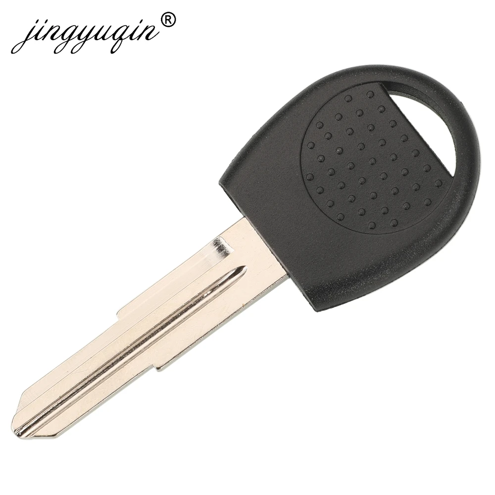 jingyuqin 10pcs Ignition Emergency Key Shell for Chevrolet AVEO Sail Lova Right / Left Blade Transponder Chip Auto Car Key Case