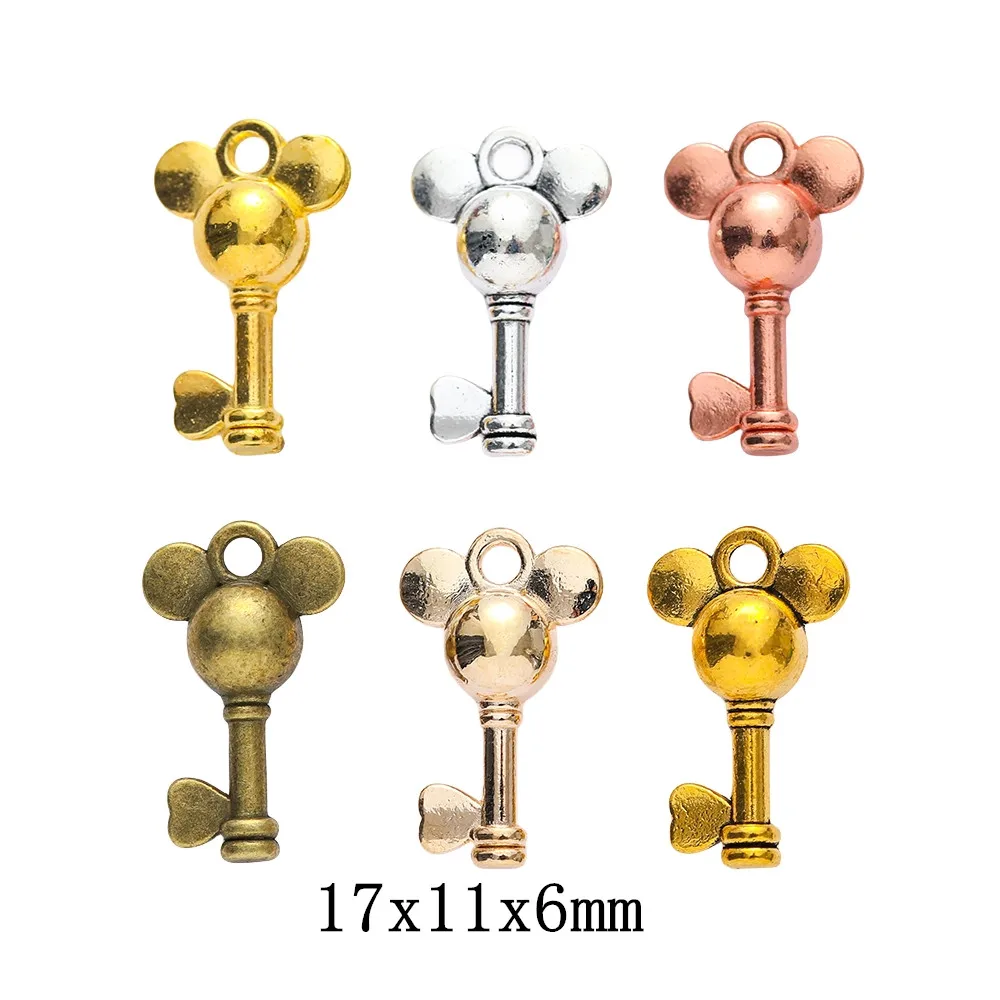 

45pieces (key) vintage zinc alloy charm metal pendant DIY jewelry discovery making accessories 1869