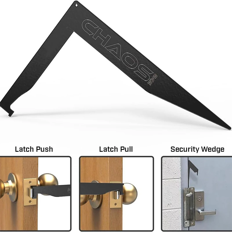 New Stainless Steel Firefighter Tools Geometry Easy Access Door Fire Pick Modern Minimalism Slide Tool For Men And Women image 2