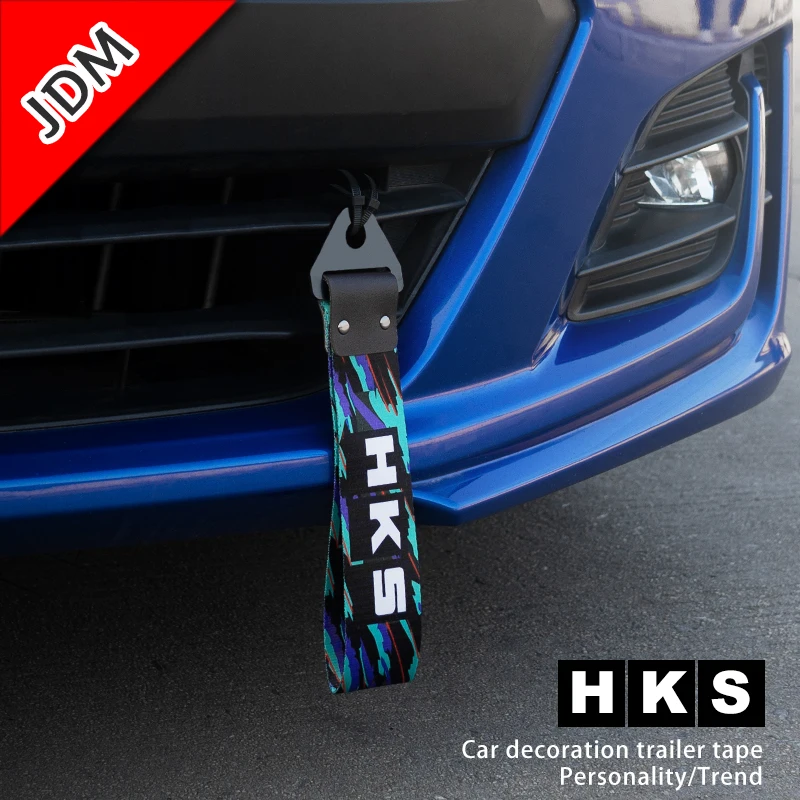 JDM Racing Culture Car Pendant Tow Strap Belt Tow Rope Ribbon Trailer Rope Bumper Towing Strap FOR NOS HKS Initial D Accessories