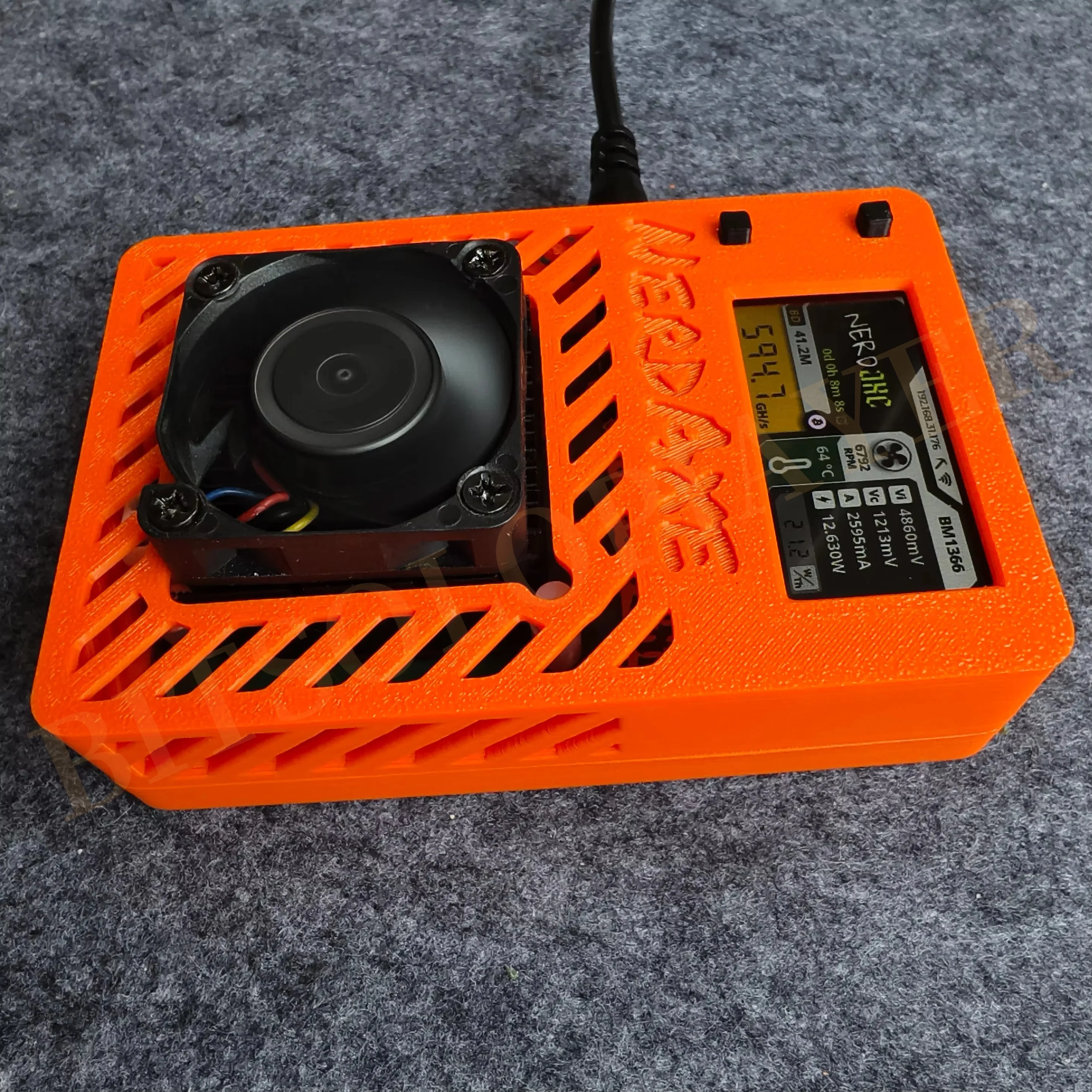 NerdAxe Bitaxe Ultra BM1366 Asic Chip 500Gh/s Full Kit With Lilygo Display Bitcoin ASIC Micro Miner Lottery Miner