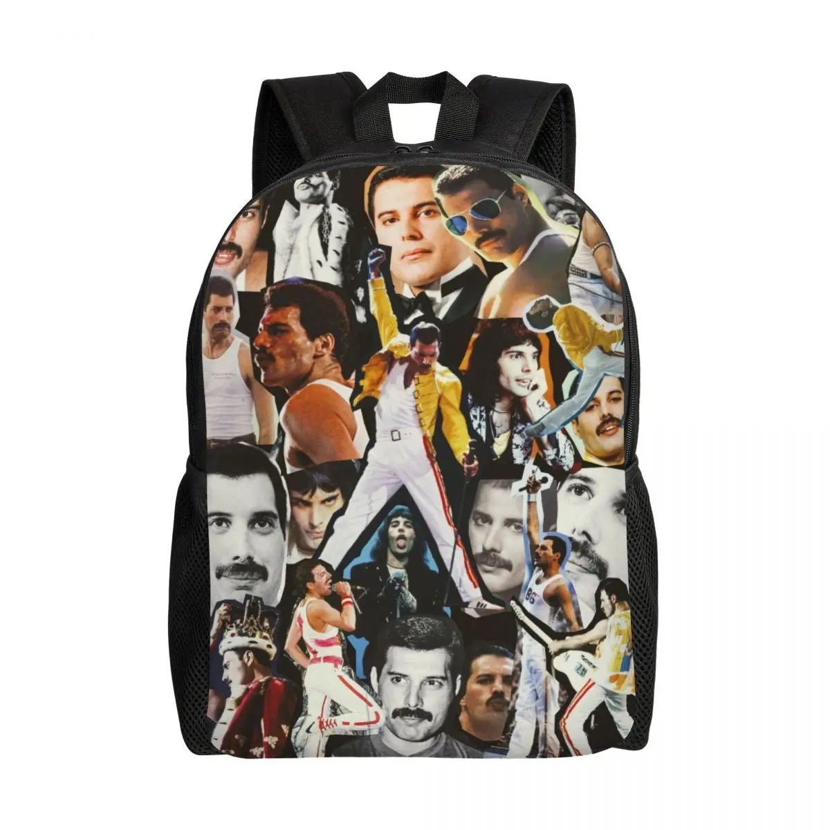 

Рюкзаки для колледжа Freddie Mercury с 3D-принтом, для мальчиков и девочек, дорожные сумки для школы и колледжа, мужские и женские сумки для книг для ноутбука 15 дюймов