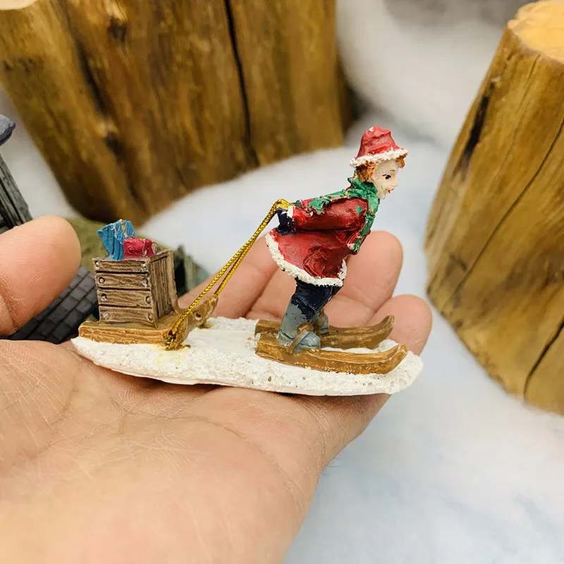 Miniature Doll Sand Table Gardening Decor, DIY Bonsai Decoration Articles, Handicraft Gifts, Outdoor Garden Sculpture Decor