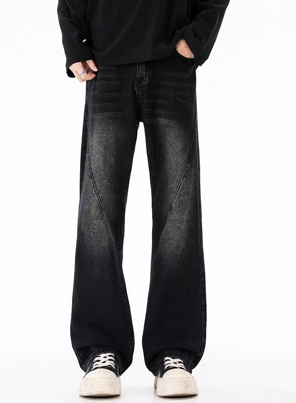 

2026 Jeans Men's Skinny Loose Straight Versatile High Trousers