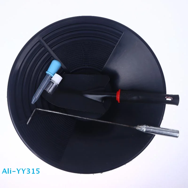 

1/3/5Pcs Outdoor Wash Gold Panning Equipment Gold Pan With Riffle Design Prospecting Tool For Gold Mining Metal Detect Efficient