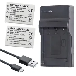 Battery or Charger For Olympus Li-80B T-100 T-110 X-36 X-960