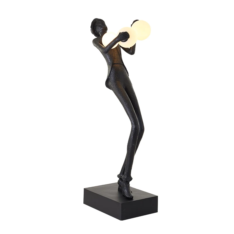 

Nordic Art Sculpture Ball Floor Lamp Creative Human-Shaped Decorative Lamp