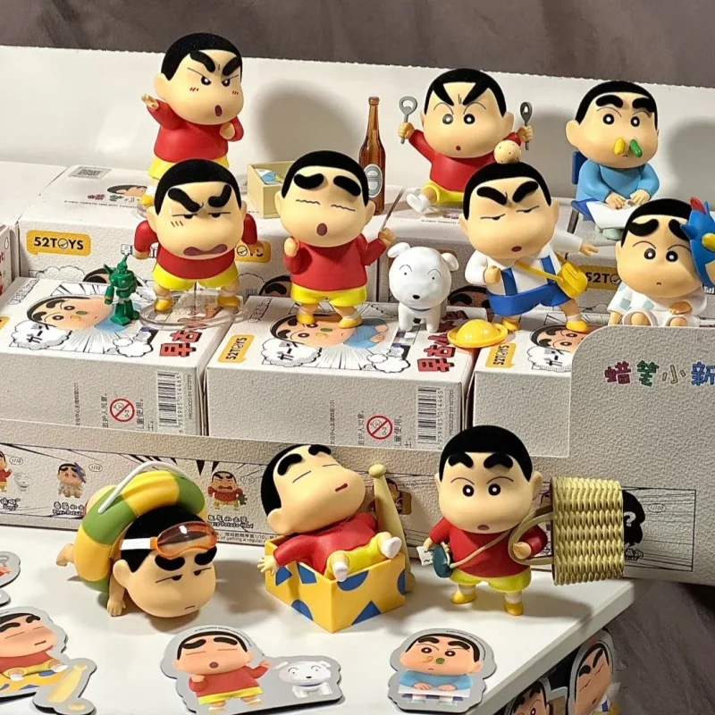 

Аутентичные 52 игрушки карандаш Шинчан Zaogu Little Potato Series слепая коробка Kawaii кукла украшение автомобиля подарок-сюрприз на день рождения для девочки