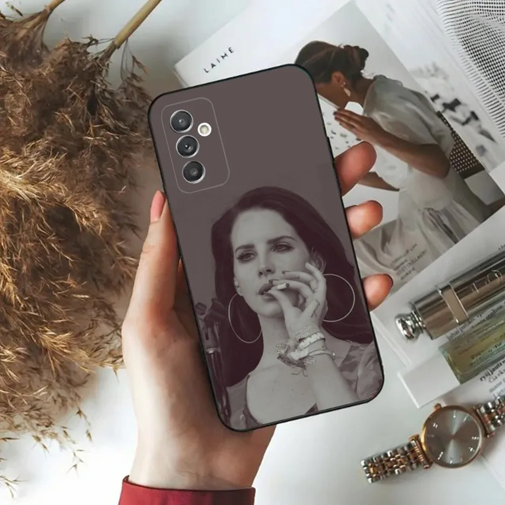 L-Lana Del Rey  Phone Case For Samsung Galaxy A20,A21s,A22,A31,A32,A52,A53,A72,73,A80,A91 Soft Black Phone Cover