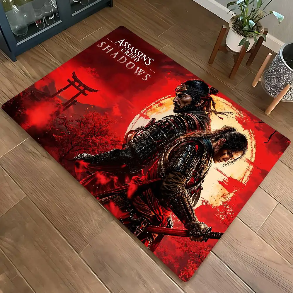 لعبة Assassin S Creed سجادة باب قابلة للغسل وغير قابلة للانزلاق لغرفة المعيشة أريكة كراسي منطقة حصيرة المطبخ منطقة السرير السجاد #6