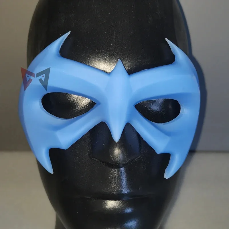 

CyNew Nightwing Cosplay Prop Eye Patch Mask Blue Color For Halloween Party Christmas