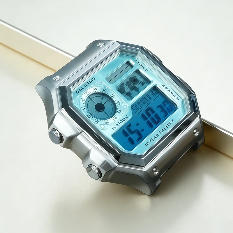 For Casio AE-1200 3229 metal surface metal case ae1200 watch dial stainless steel shell upgraded modification accessories view 3