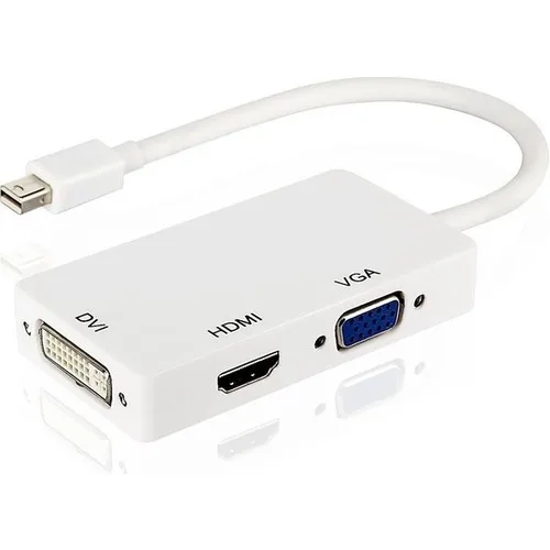 Flycow Mini DVI VGA HDMI 1 in Adaptörde (From Abroad)