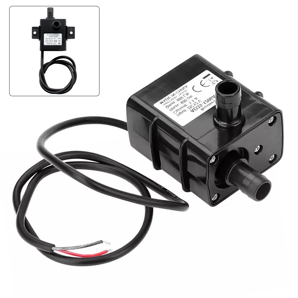 1000L/H 12V Submersible Multi-Purpose Pump High Flow Three-Line Water Pump For Garden Sprinklers Lawns RVs Pools Water Tank