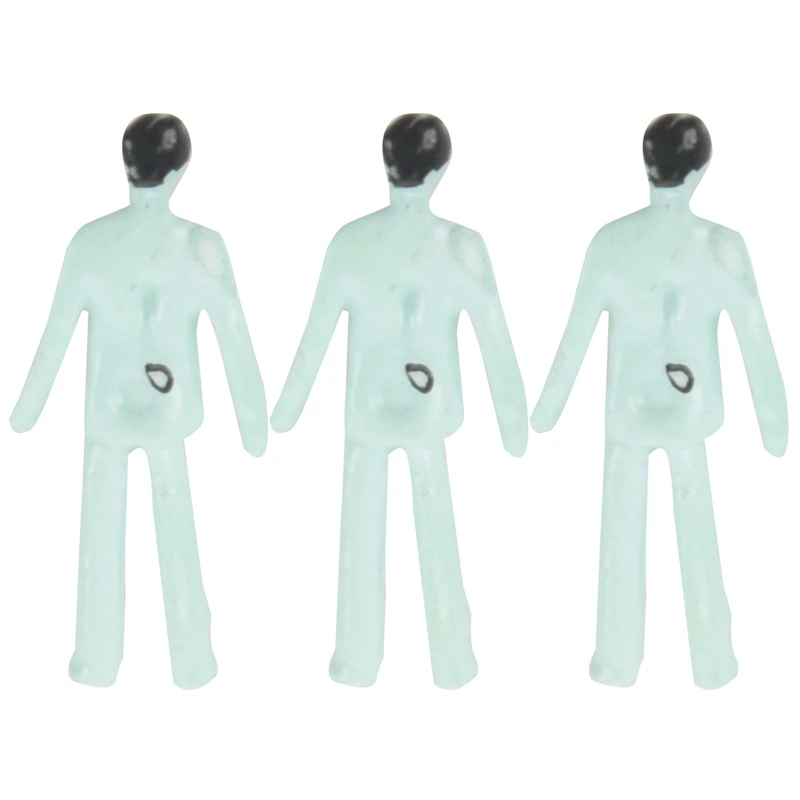 

X18A-300Pcs HO Масштаб 1:100 Смешанная окрашенная модель поезда Парк Уличные пассажирские фигурки людей