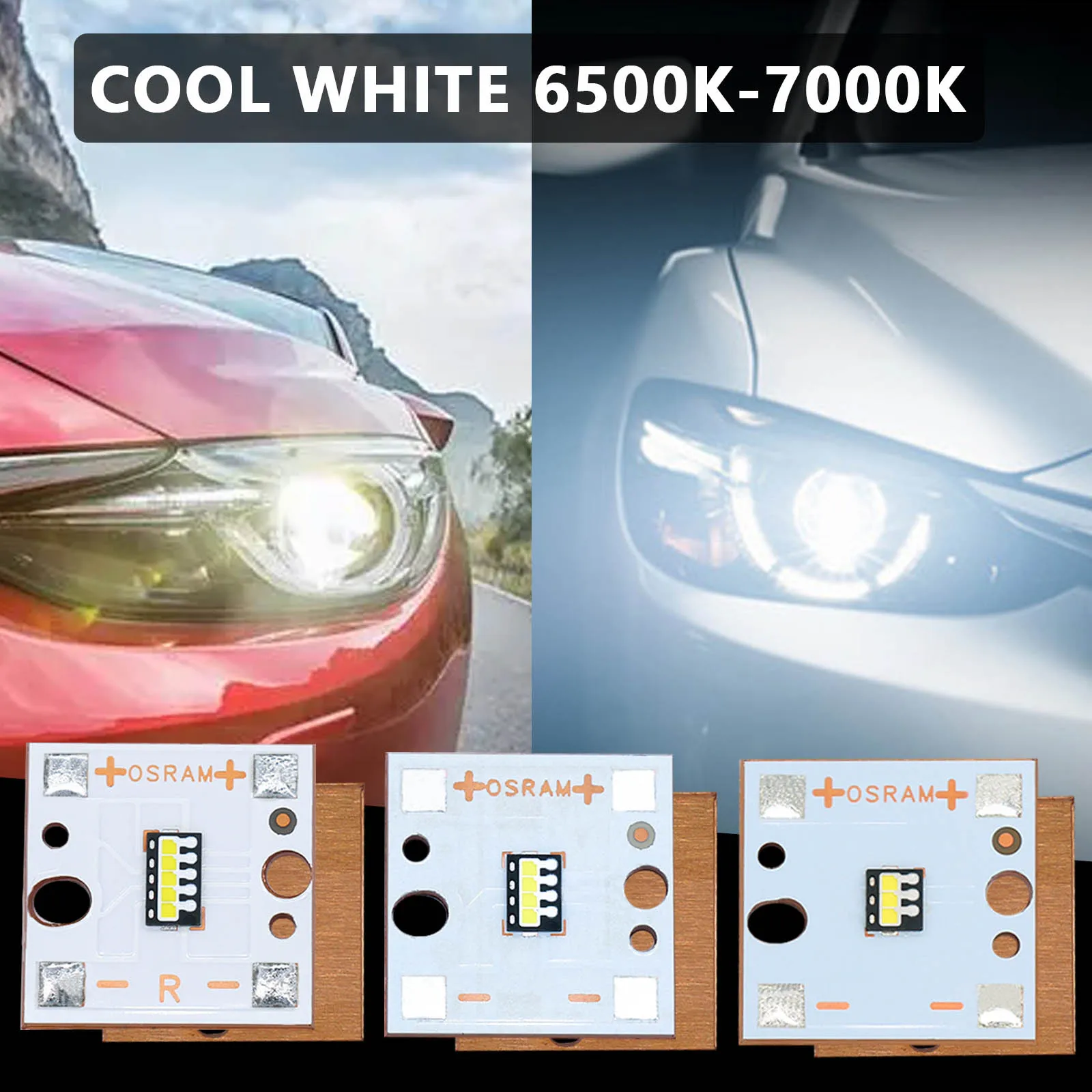 Koraliki do lampy LED Cool White 6500-7000K 15W DC9-11V 20W DC12-14V 25W DC15-17V reflektor samochodowy samochodowa lampa ChipLightCar akcesoria