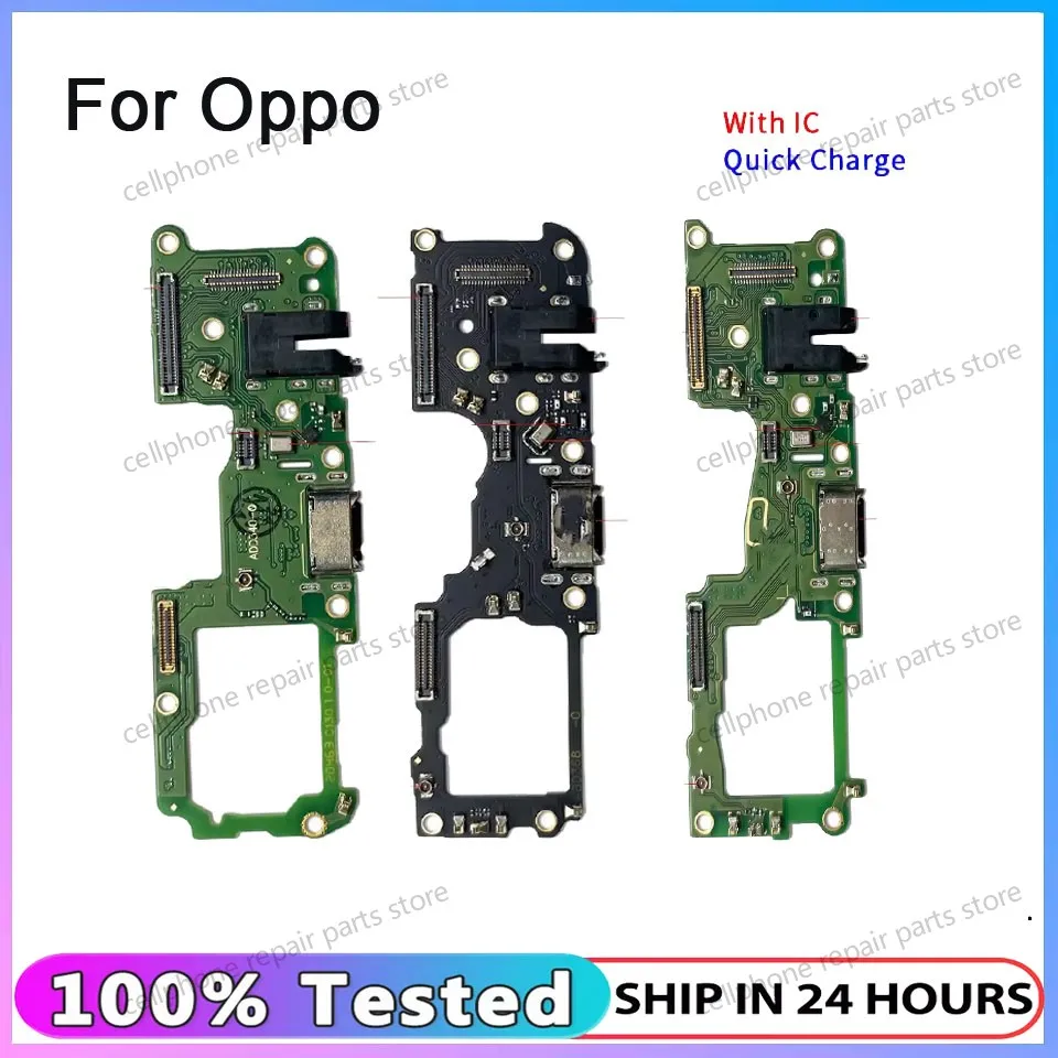 USB Charging Port Board Flex Cable Connector Parts For Oppo  A95 A74 Find X3 Lite Realme 8 Reno 6 Lite 4 5 5K 7 Lite