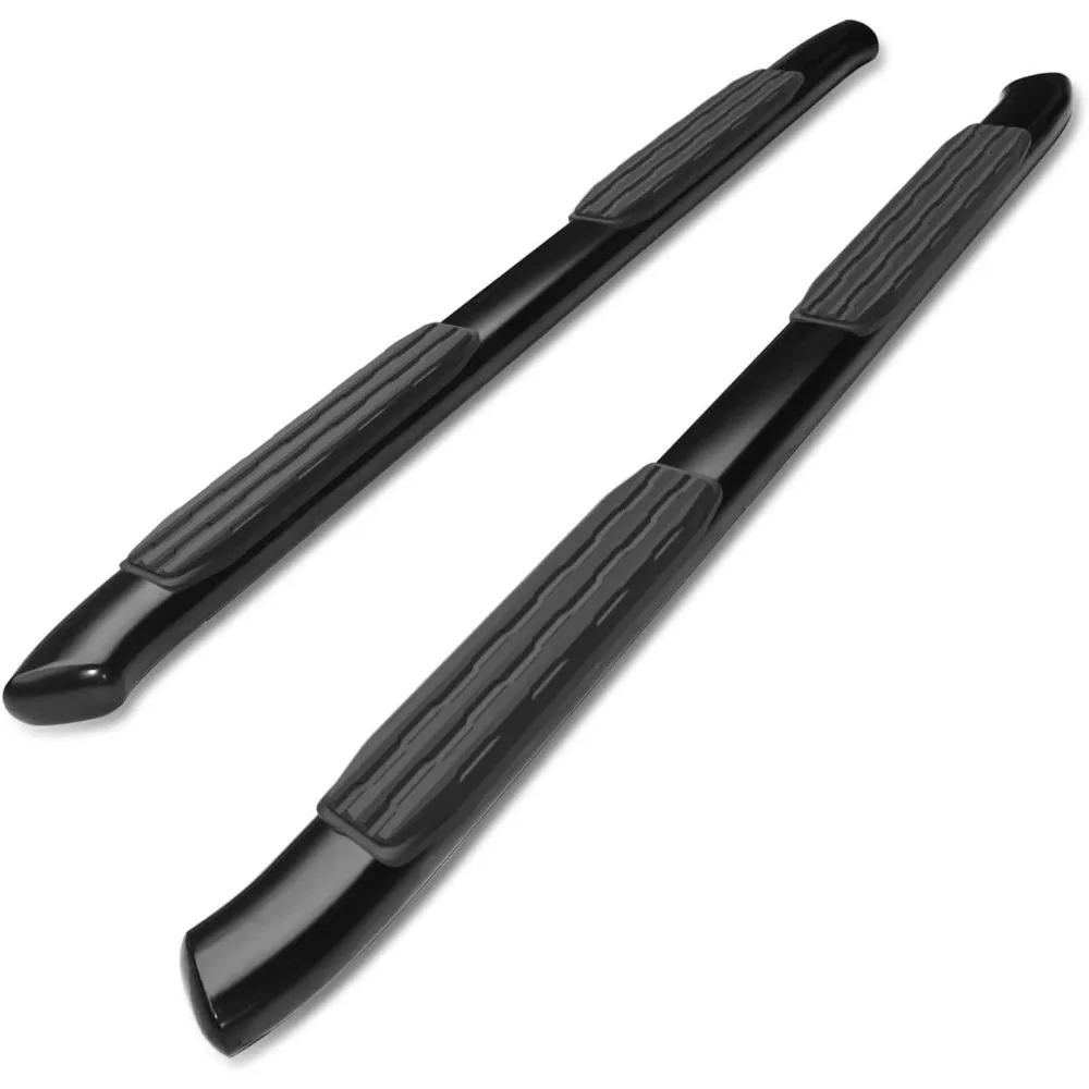 

Боковые ступеньки TAC подходят для Toyota Tacoma Double Cab Truck Pickup 2005-2023 гг. 5 дюймов, овальный изгиб, черные боковые ступеньки Nerf Bars Ступенчатые направляющие для бега Bo