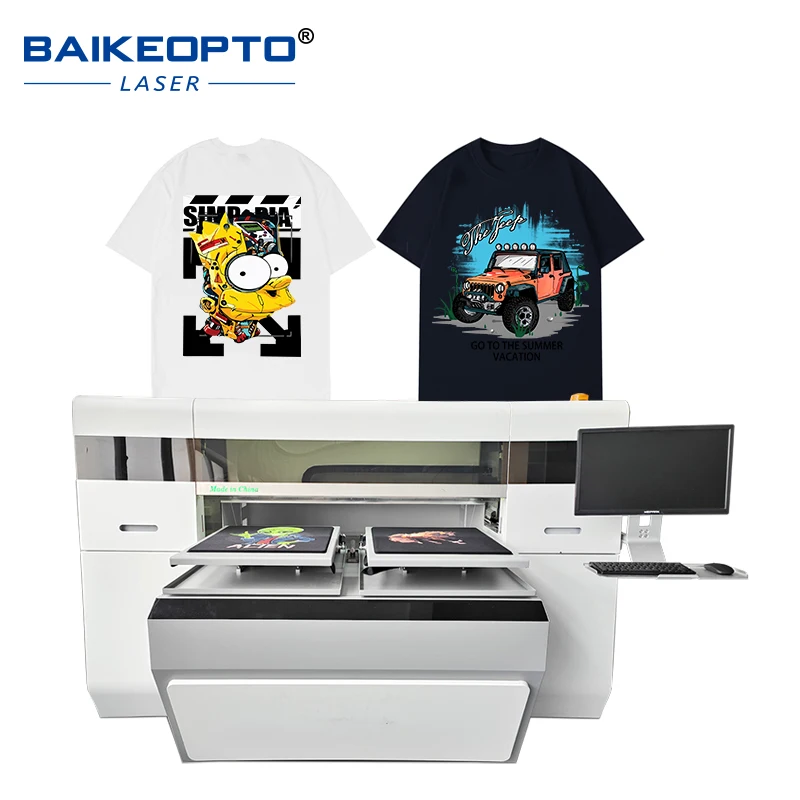 

BK-I3200T High Precision T-shirt Inkjet Printer Fully Automatic DTG Printer Factory Direct Sales 45*55cm Print Range DTG Printer