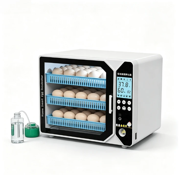 Automatic Incubator Smart Small Household Poultry Egg Hatcher Machine Chicken Duck Goose Pigeon Egg Incubator Poultry Brooder