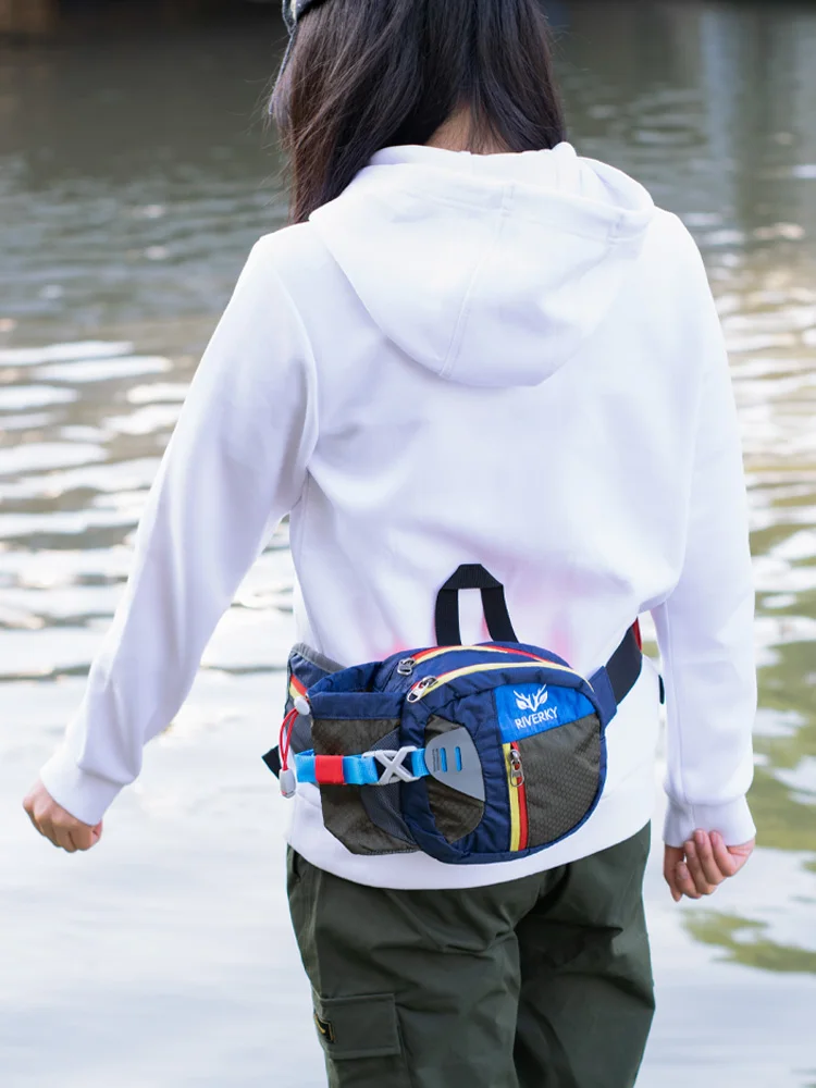 

Women's Outdoor Hiking Crossbody Bag Lightweight Color Block Design Travel Climbing Small Waist Bag Fashionable 2026 New Model