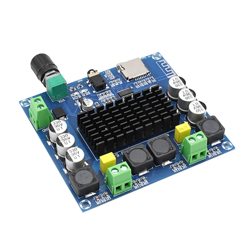 2X100W TDA7498 Digital Audio Amplifier Board Bluetooth-Compatible Channel Class D Stereo Aux Amp Decoded FLAC/APE/MP3