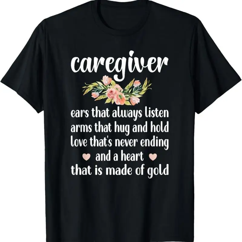 Caregiver Cute Definition Caregiving Best T Shirt