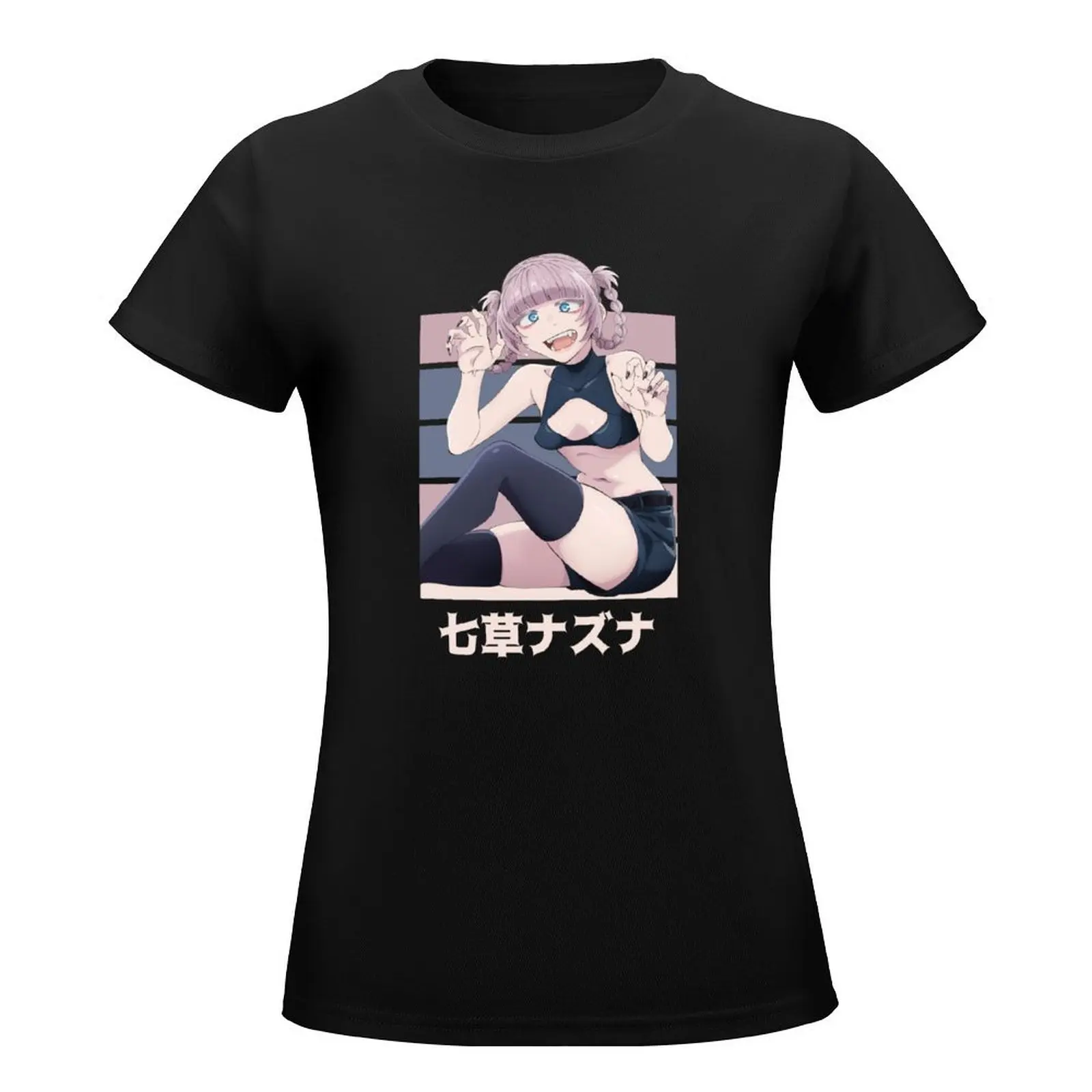 Nazuna Nanakusa T-Shirt female summer top workout t shirts for Women