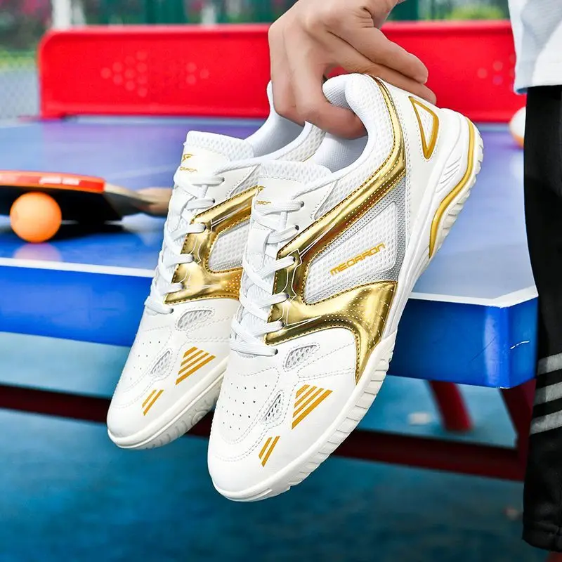 

New Model Badminton Shoes Mens Womens Professional Comfortable Table Tennis Shoe Unisex Mesh Breathable Tennis Men Shoes