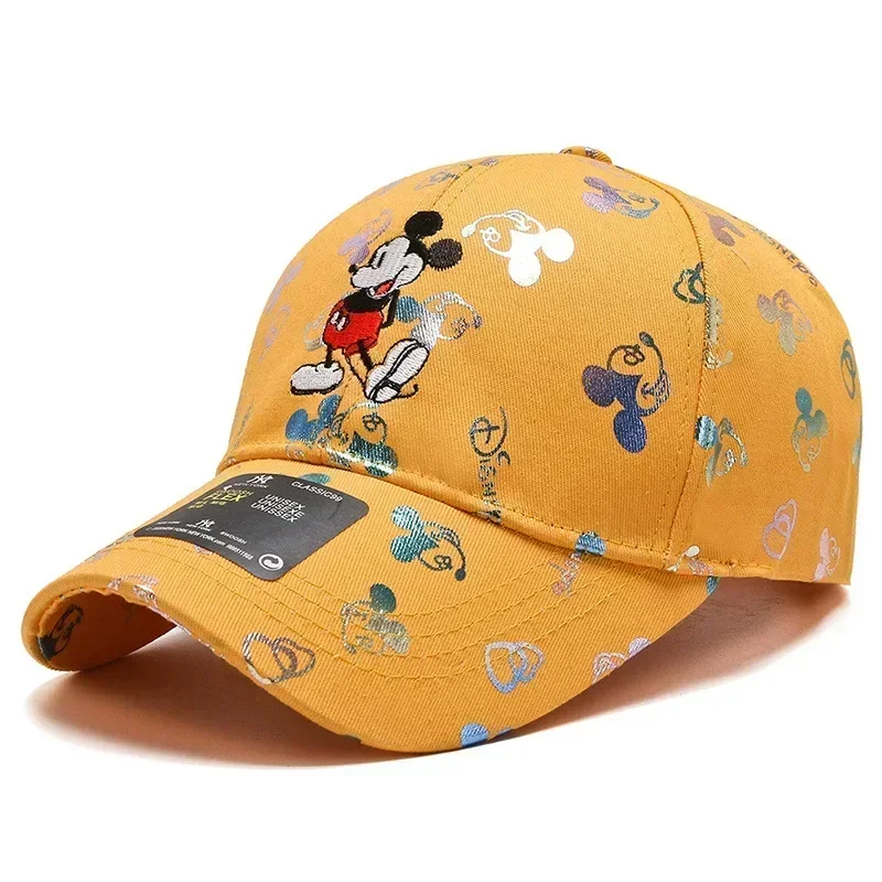 Disney Mickey Minie Baseball Cap anime figuie Mickey mouse children's Sun hat Cotton embroidery aldult Peaked Cap Birthday Gifts