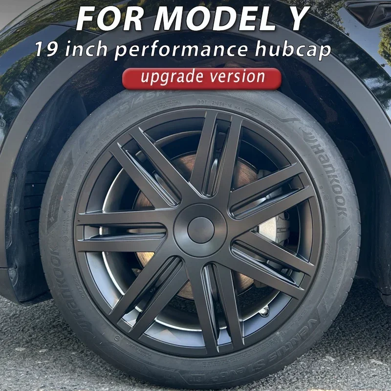 

4pcs For Tesla Model Y 19 Inch Hubcap Performance Automobile Wheel Cover Car Replacement Full Rim Caps Accessories 2018-2023