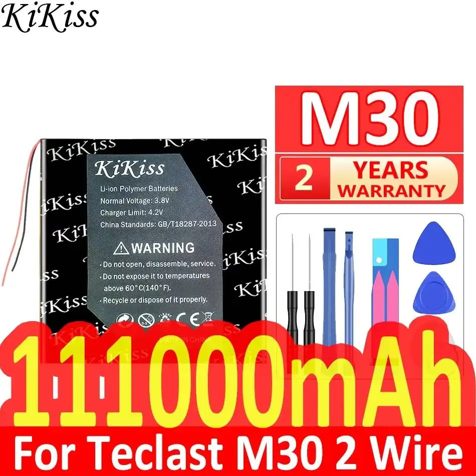 

Lightweight Tablet Battery For Teclast M30 2 Wire Tablet PC Batteria 2line 11100mAh