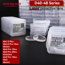 Lenses Protective Windows for Fiber Laser D40 Series 40x2/3/5 42x9 48x3 1064nm Quartz Fused Silica Lens Bodor Precitec Raytools
