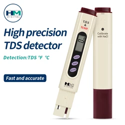 TDS Meter Water Quality Tester Pen Drinking Water TDS Temp Meter 0-9990ppm 0-80℃ Water Quality Detector With LCD Screen