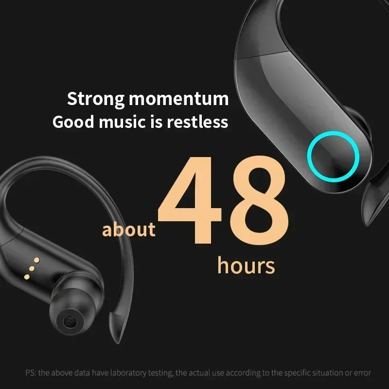 

Wireless Earphones Bluetooth Headphones Sports Headset EarHook Earbuds With 9D Hifi Sound Microphone g37 TWS In Ear