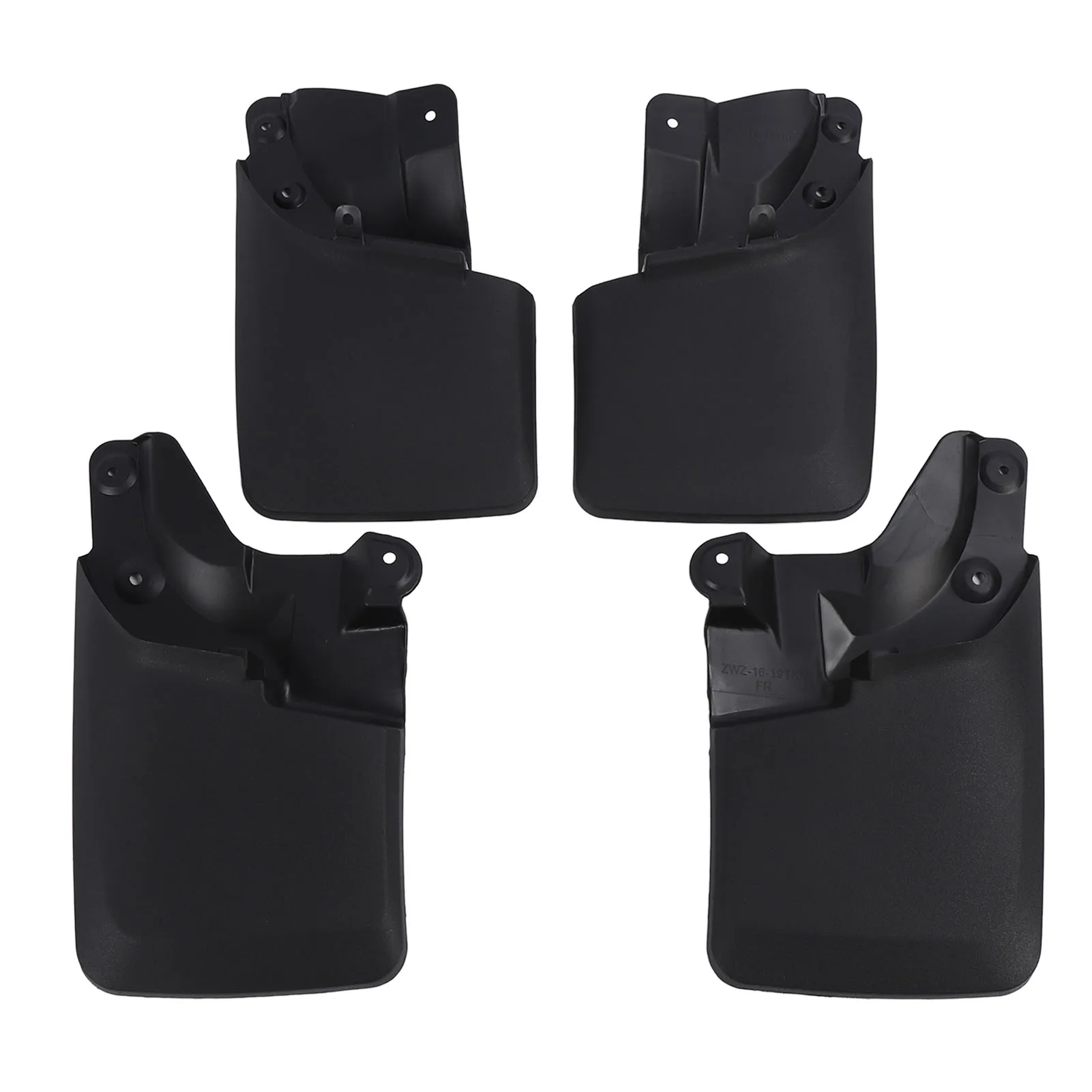 

4Pcs Car Mud Flap Black Protective Impact Proof High Strength for Toyota Tacoma 2016-2024 - Car Exterior Fender/Mudguard