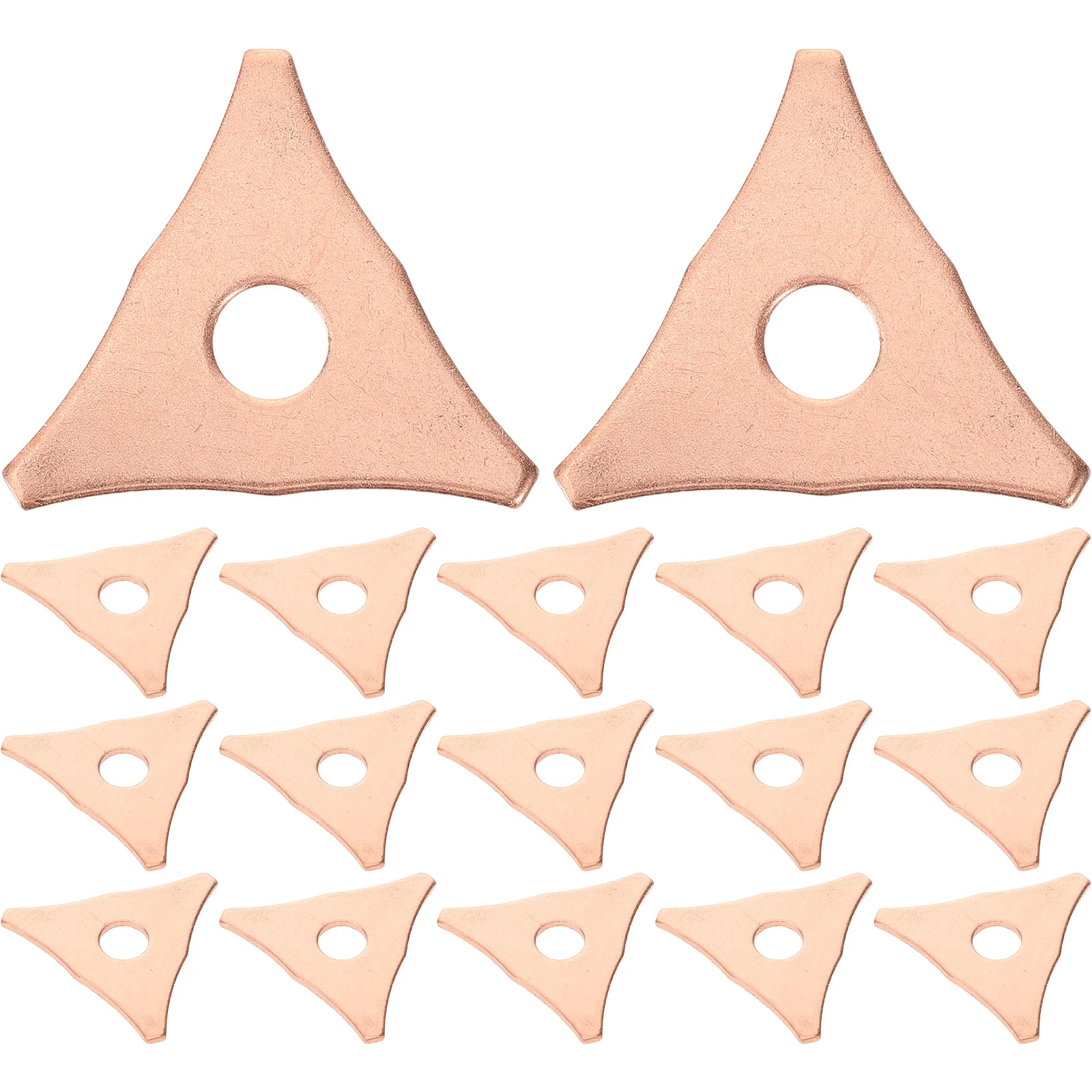 100 pcs Ring Penarik Lekukan Segitiga untuk Perbaikan Plat Logam, Alat Las Titik Panel Bodi Mobil, Penarik Lekukan, Peralatan Otomotif