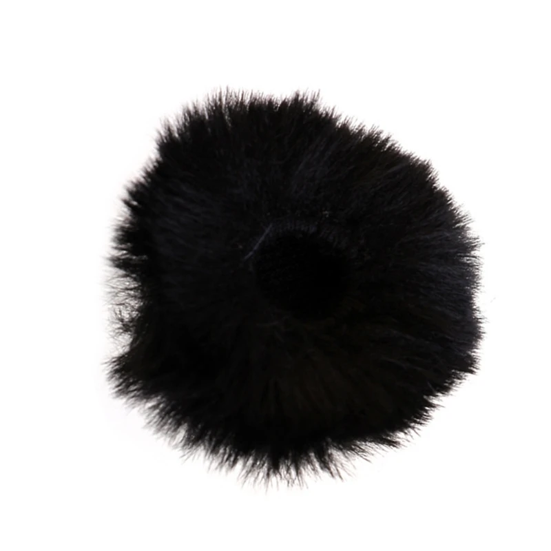 Artificial Furry Wind Microphone Cover Muff Windscreen Windshield for Lapel