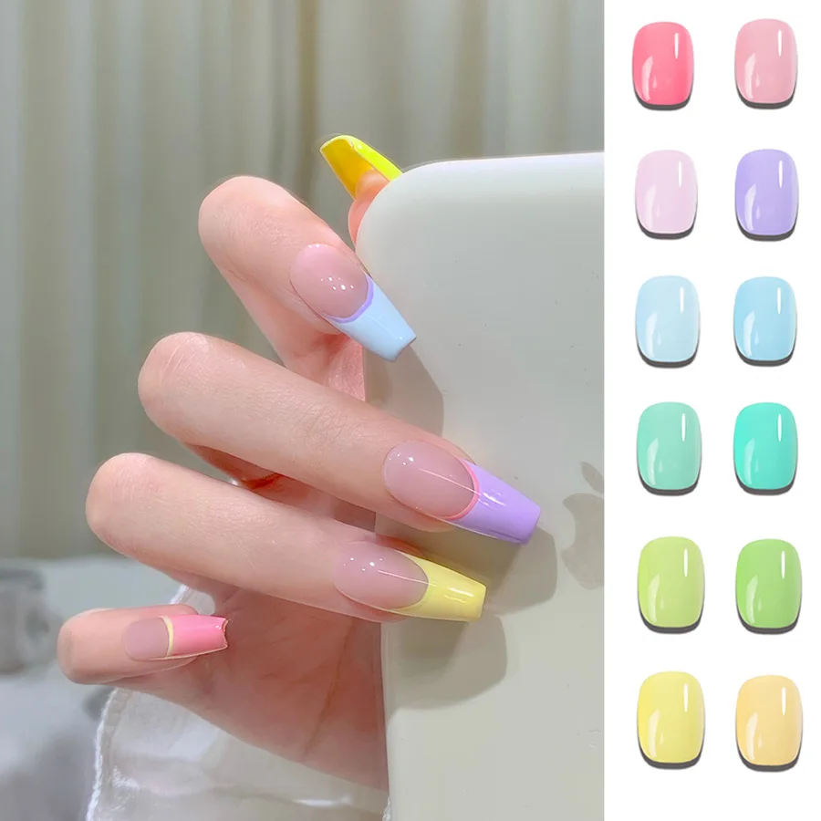 KANIU النيون UV LED هلام مسمار البولندية 12 مللي شبه دائم الصيف جيل للأظافر الغراء ل المهنية مانيكير قاعدة علوية معطف جيل للأظافر الفن #1