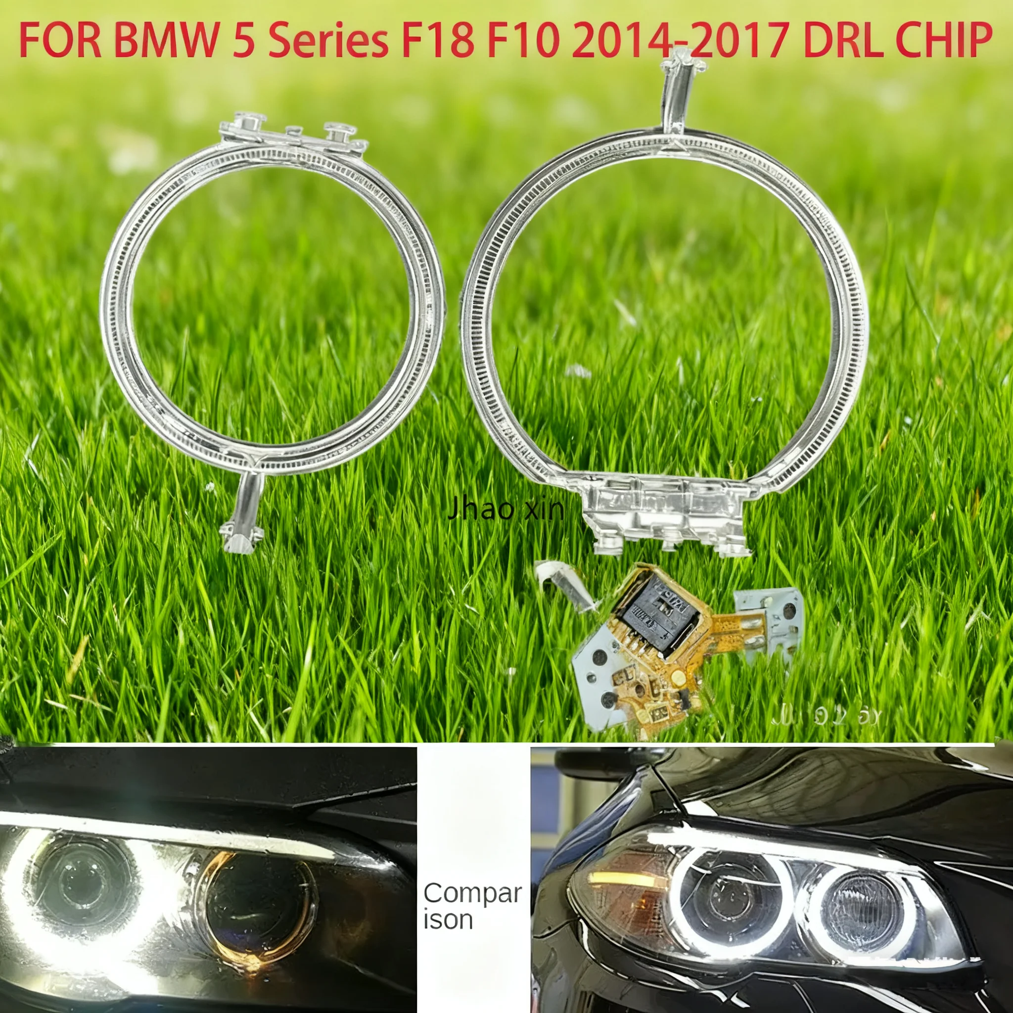 

For BMW 5 Series F10 2014-2017 Car Headlights DRL Light Strips Angel Eyes Chip Ballast Module DRL Maintenance