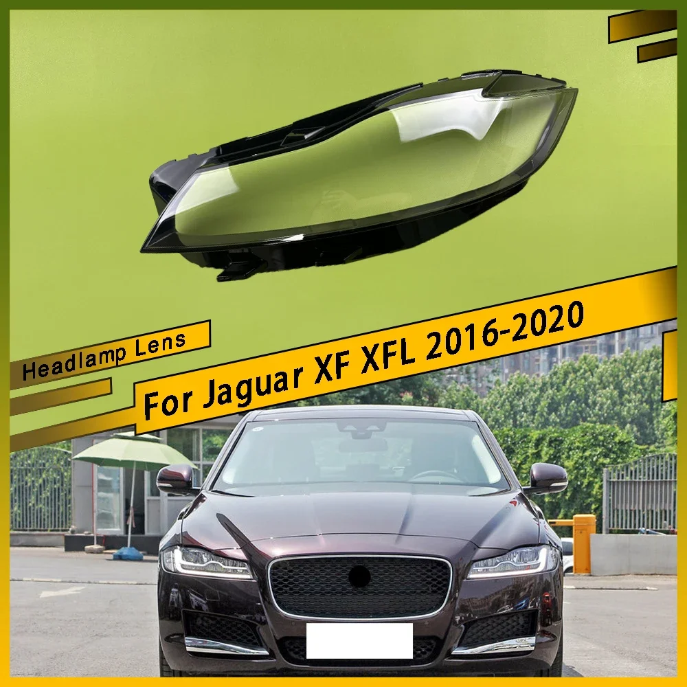

For Jaguar XF XFL 2016 2017 2018 2019 2020 Car Lens Glass Light Lamp Headlamp Shell Auto Transparent Lampshade Headlight Cover