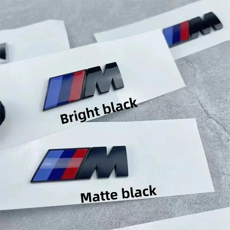 2PCS Applicable to the M-marked fender 1 3 5 7 series X1/X3/X5/X6m fender M sports ABS sticker of BMW.