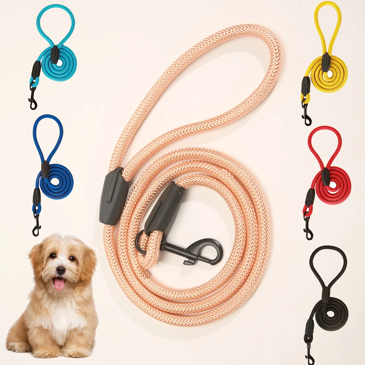 1Pc Pet Leash, Easy to Control, Comfortable to Hold Six Colors