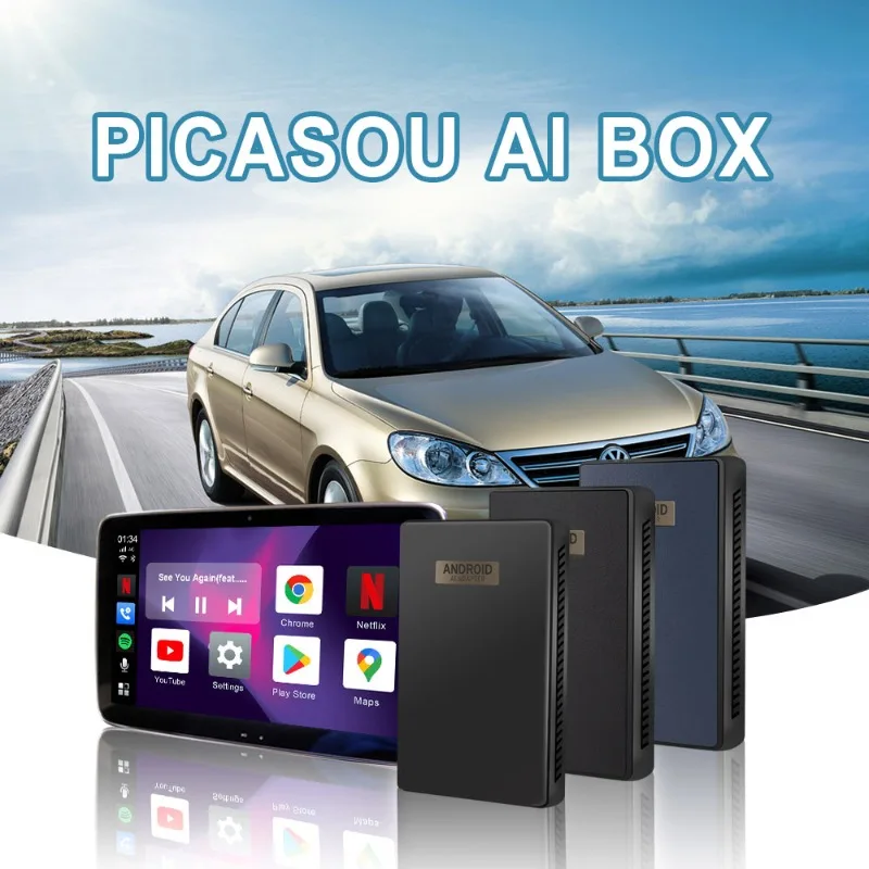 OTTOCAST verkabelte Carplay zu Android Auto Maschine Interconnection Box tragbare 5G Wireless Carplay Magic Box