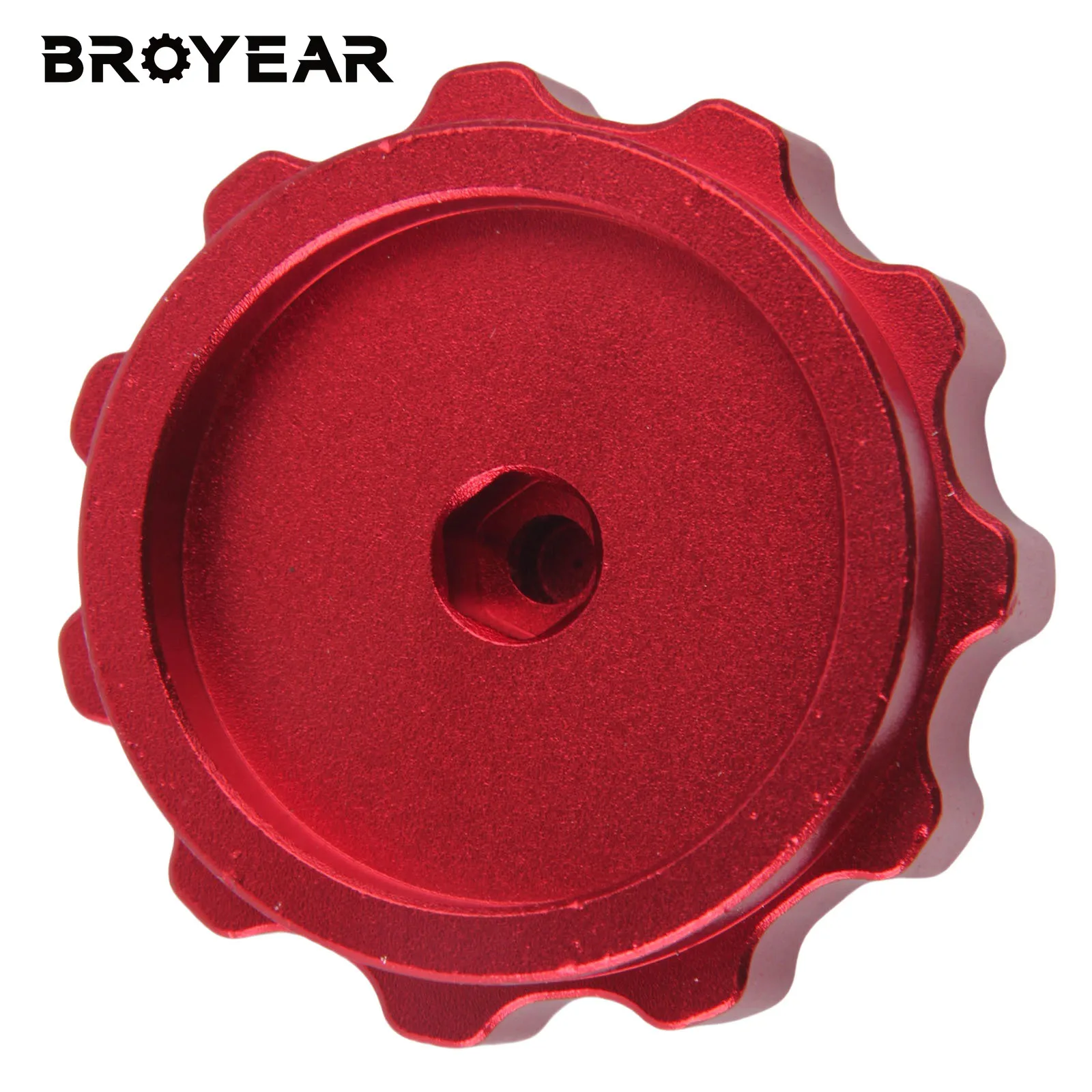 Broyear High Quality For Dodge Ram 1500 2013-2018 Auto Trans Shift Lever Knob Accessories Upgrade Aluminum Material Red view 5