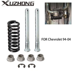 Front Rear Door Hinge Pin and Spring with Bushing for Chevrolet Blazer S10 S15 1994-2004 Repair/Rebuild Kit