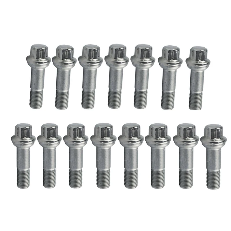 

15x Wheel Screw Wheel Lug Bolt Dacromet For Mercedes-Benz W166 C216 W164 X204 W221 W222 0009905407 A0009905407 M14 x 1.5 x 48.5