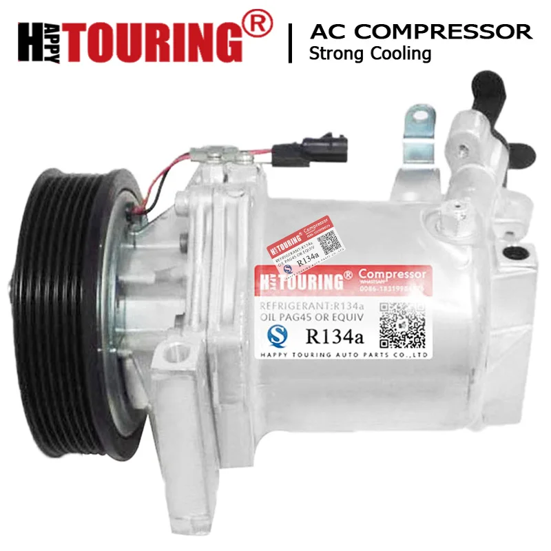 CR12SC AC COMPRESSOR For Renault Fluence Dacia Lodgy 926008367R 92600A090A 8201025121 7PK