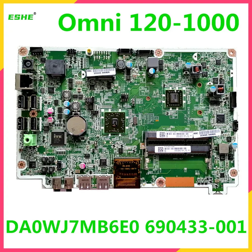 690433-001 646907-001 For HP Omni 120 All-in-One Motherboard DA0WJ7MB6E0 TPC-Q006 TPC-Q007 Mainboard tested good free shipp
